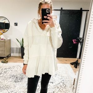 FREE PEOPLE pullover hoodie size Small EUC